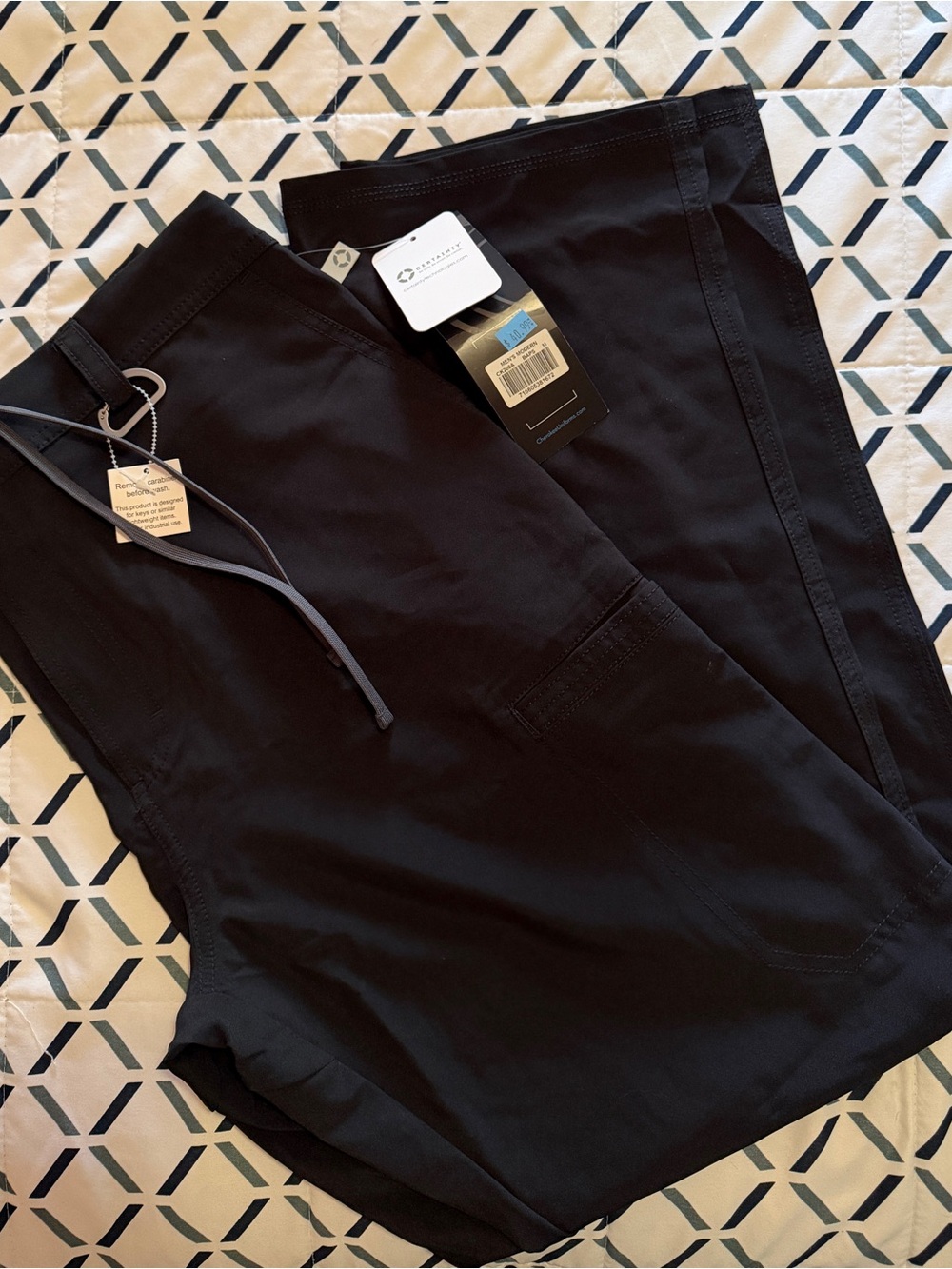 Black Men’s Scrub Pants